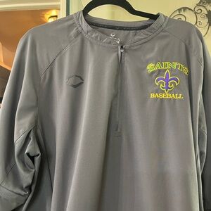 Eco-Shield Gray Saints Baseball Jacket